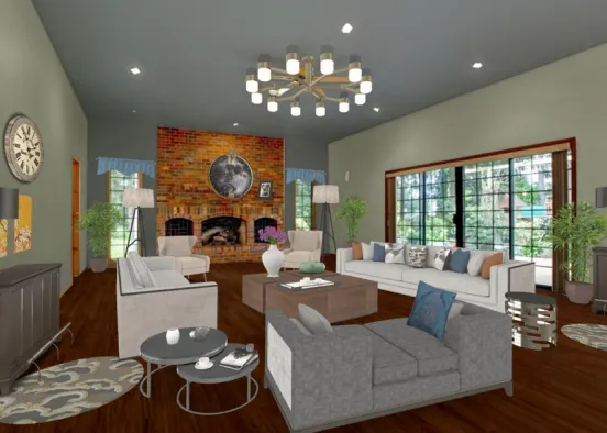 My favorite living room 🤩🍁 Design Rendering