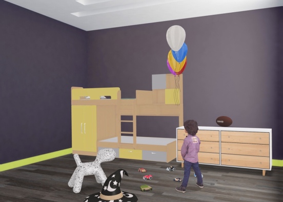 Child’s room Design Rendering