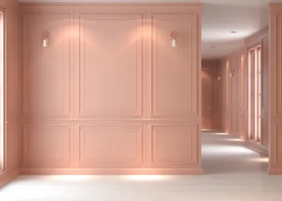 Pink Hall Design Rendering