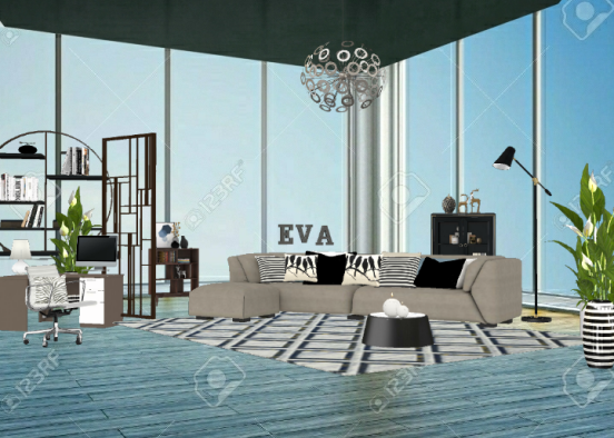 The ☆Gothic Living Room☆ Design Rendering