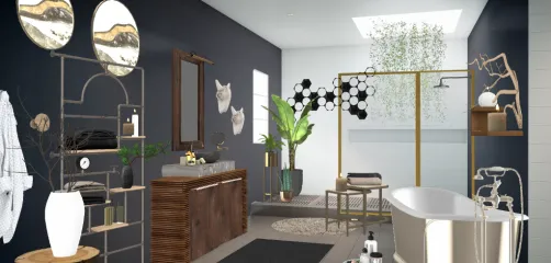 Black bathroom 🦝