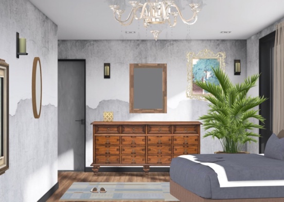 Ashley’s bedroom style Design Rendering