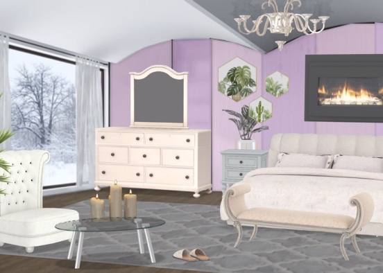 Ashley’s dream bedroom  Design Rendering