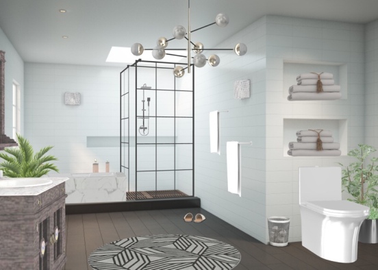 ash’s bathroom design  Design Rendering