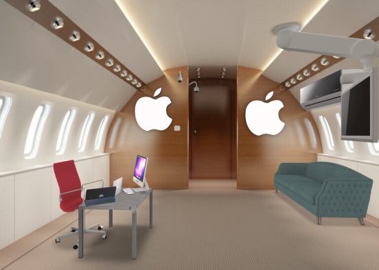 apple's airplane (incomplete) Design Rendering