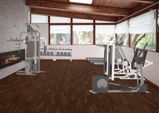a small gym Design Rendering