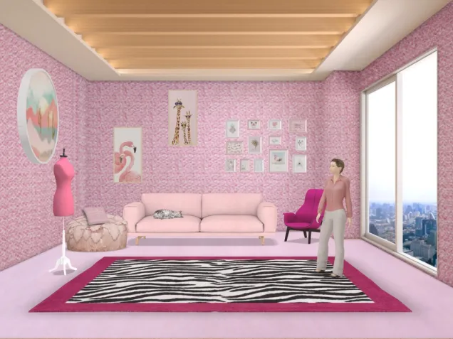 pink only room challenge 