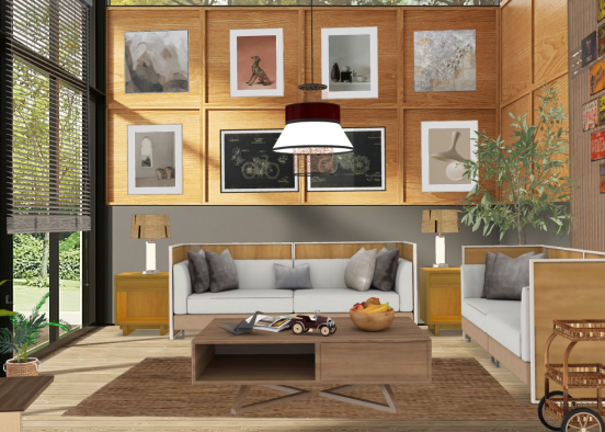 Panel soleado Design Rendering