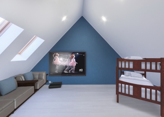 Connor and Ethan‘s room Design Rendering