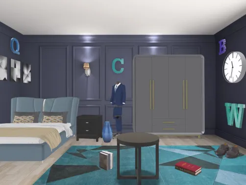 la chambre bleu
