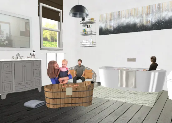 The first bath Design Rendering
