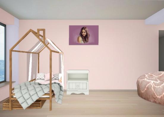 Toddler girl room Design Rendering