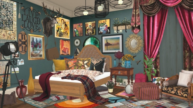 A Beautiful Hippie Bedroom 