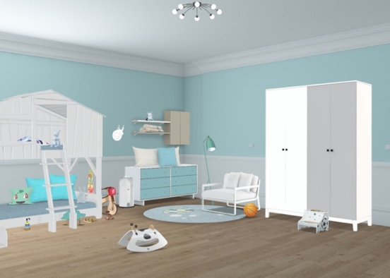 🤖 Child room Design Rendering