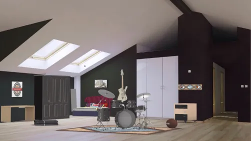 Typical Teenage boy bedroom