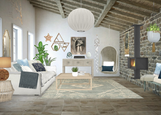 My shabby chic living room #ShabbyChicContest Design Rendering