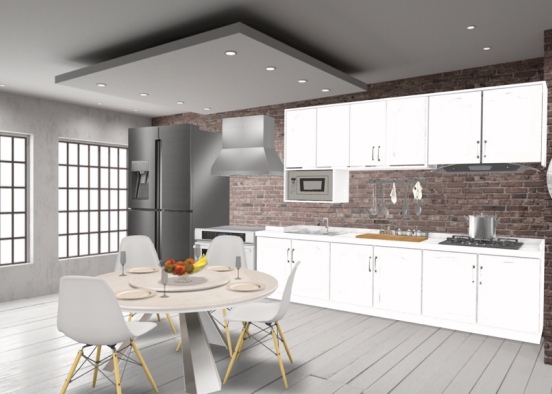 second design on this kitchen and I’m loving these vibes 👏🙈 Design Rendering