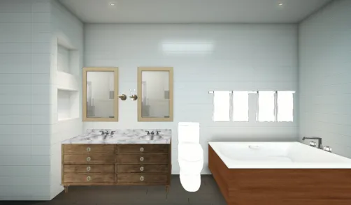 Baño elegante