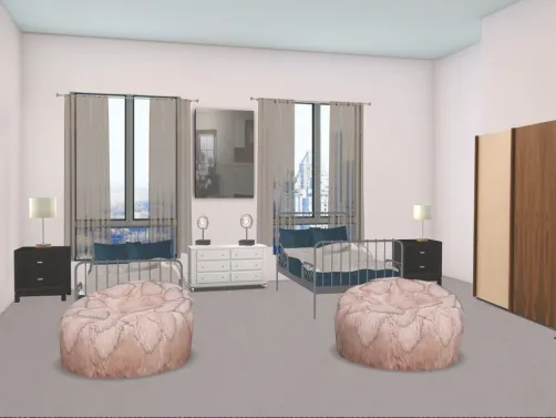 bedroom two kids
