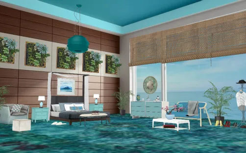 Tropical Bedroom