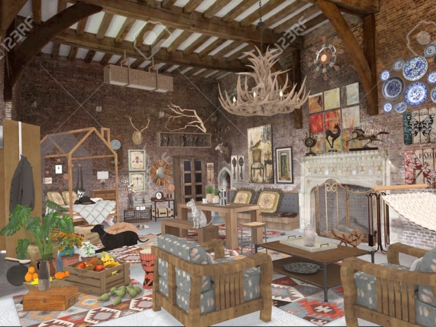 grandparents house at village 