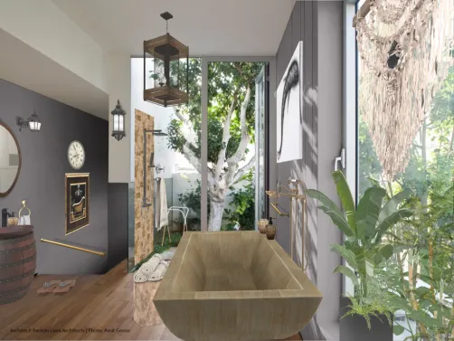 bathroom, outdoor showering 🧼🚿