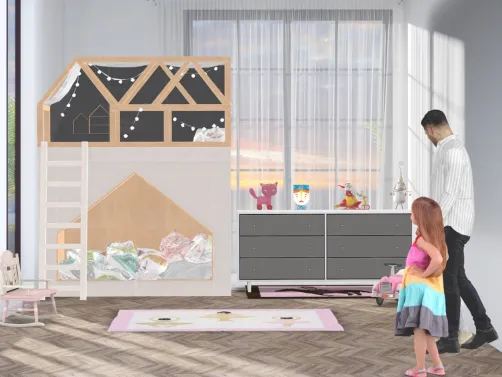 chambre enfants fille 👧