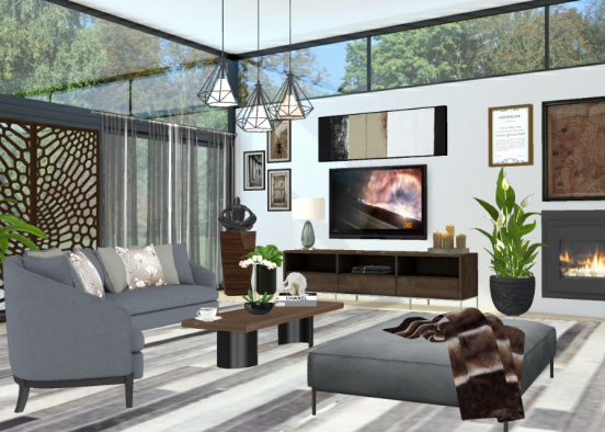 Taraji P Henson Living Room Design Rendering