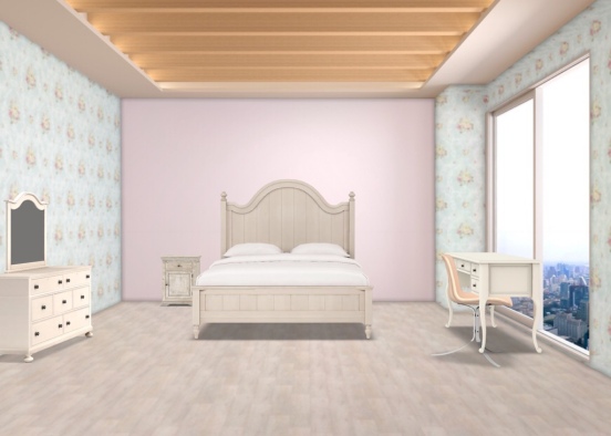 habitación pink  Design Rendering