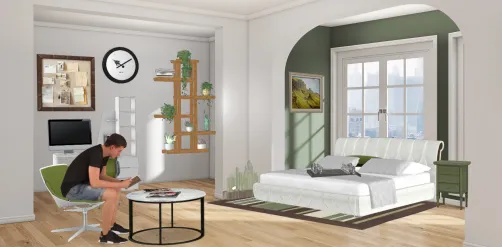 Quarto verde 