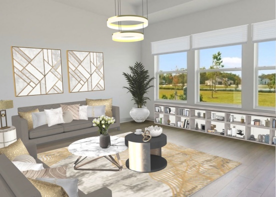 Living Rooms Design Rendering