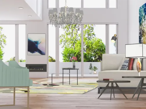 salón de estilo contemporáneo