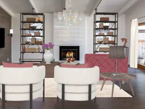 Un estilo contemporáneo en sala familiar.