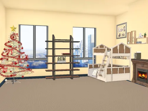 Спальня перед Новым годом 