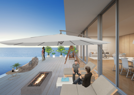 Would you like to relax at this resort 🤩  Design Rendering