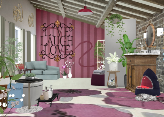 LIVE, LAUGH, AND LOVE Design Rendering