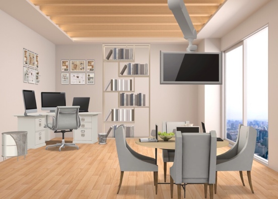 Carly’s office Design Rendering
