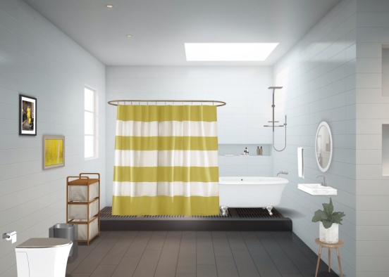 bathroom 💛 Design Rendering
