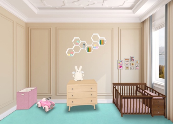 baby’s room  Design Rendering
