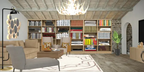 Library cum family lounge