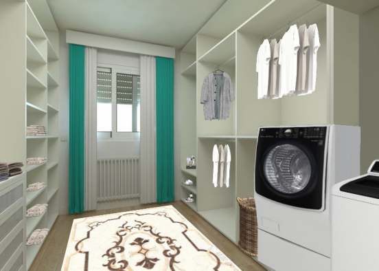 Laundry Room Design Rendering