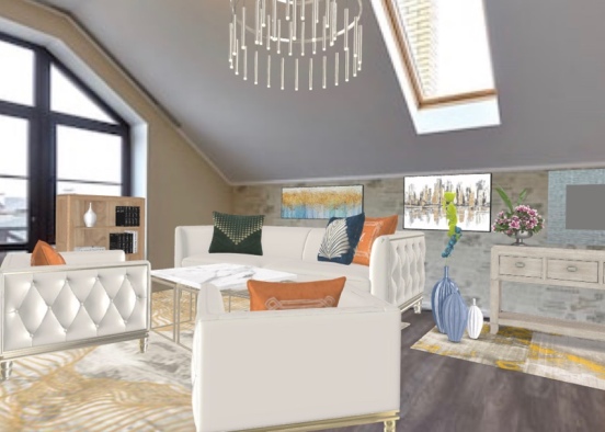 Attic, As The Second Living Room! Design Rendering