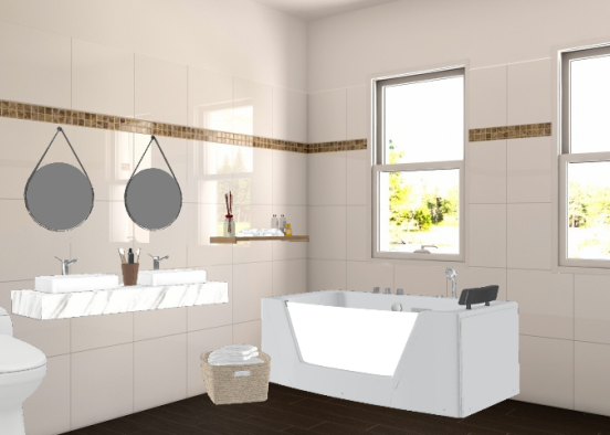 Baths room Design Rendering
