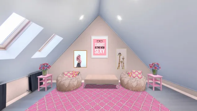 Monochromatic Pink Room