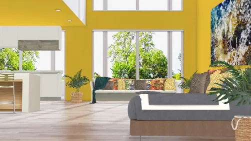 Colorful One Room Apartment