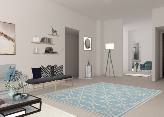 Modern and Cozy  Design Rendering