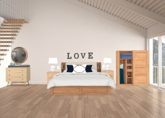 Perfect Bedroom Design Rendering