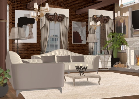 luxury living Design Rendering