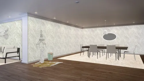 Modern Wooden Country Dining Room Set