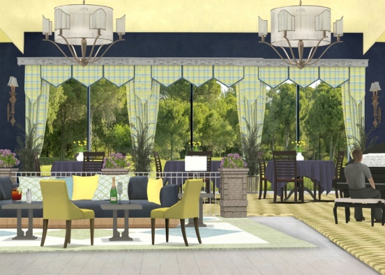Country Pub & Grill Design Rendering
